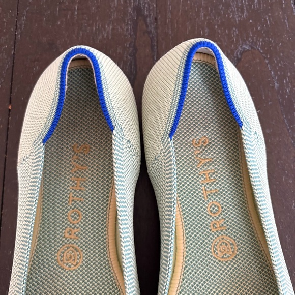 Rothy’s Almond Toe Mint‎ Green Flats Size 9 - Picture 6 of 12